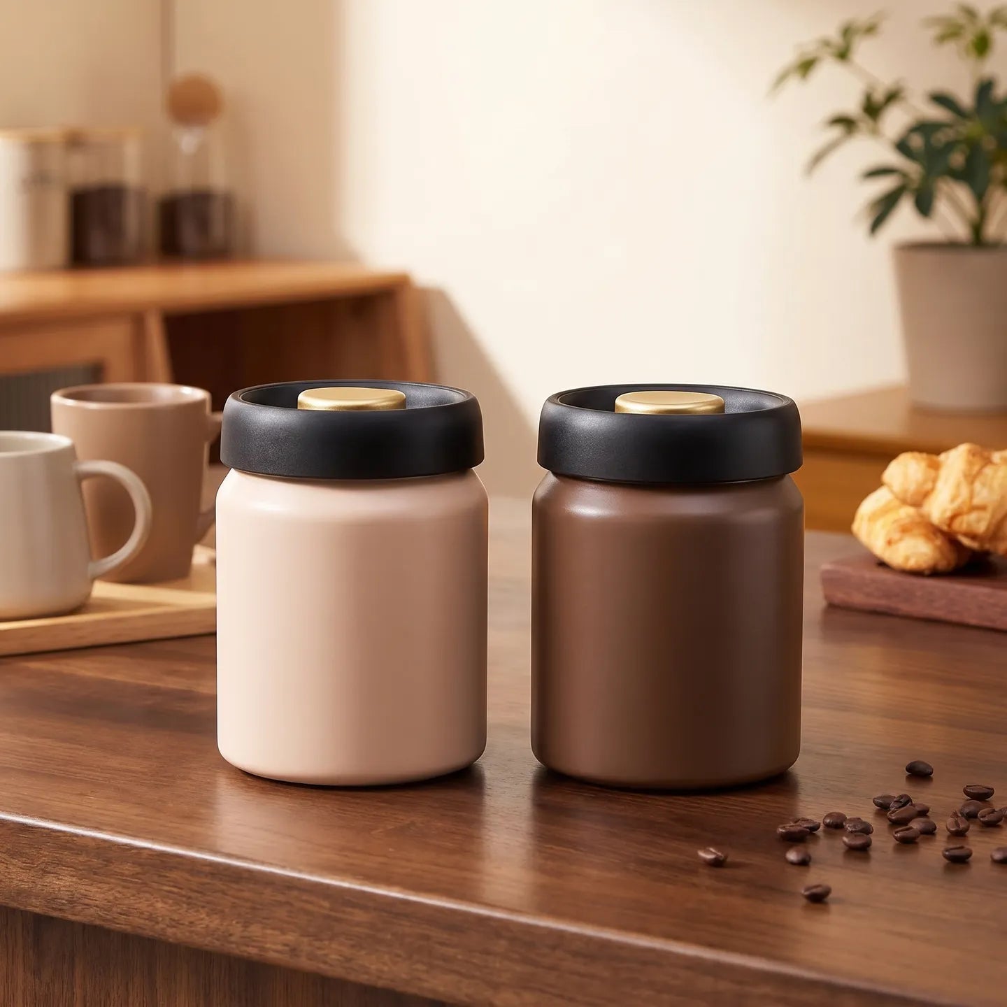 Vacuum Coffee Canister — Counter-Worthy.