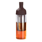 TrueShih Slow Steep Cold Brew Bottle — coarse-ground coffee steeping inside