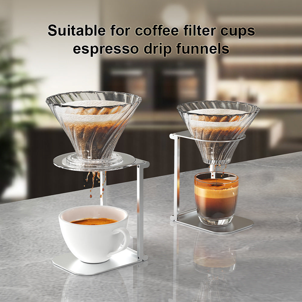 Pour Over Dripper Stand — universal fit holds standard pour over drippers and filter cups steady