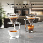 Pour Over Dripper Stand — universal fit holds standard pour over drippers and filter cups steady
