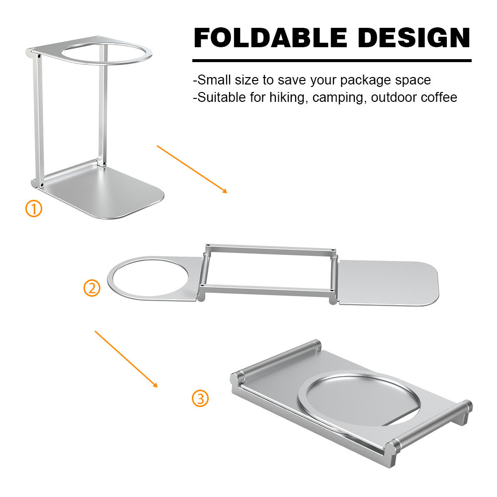 Pour Over Dripper Stand — compact footprint takes minimal counter space, ideal for small kitchens