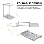 Pour Over Dripper Stand — compact footprint takes minimal counter space, ideal for small kitchens