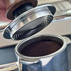 Walnut Calibrated 30lb Espresso Tamper