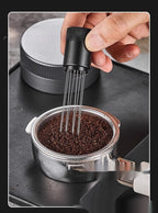 Stainless Steel Handheld Tamping Needle for Espresso with Magnetic Attachment