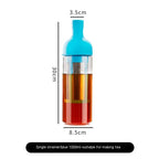 TrueShih Slow Steep Cold Brew Bottle — single-wall in brown colorway