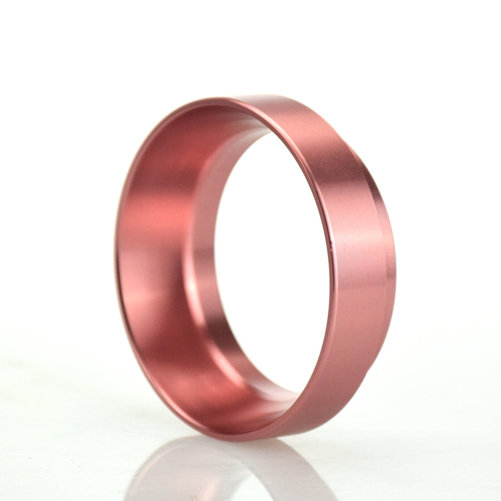 Magnetic Dosing Funnel — anodized aluminum ring for clean, mess-free dosing