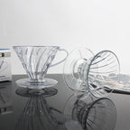 Single Origin Coffee Cone Shaped Simple Spiral Diversion Filter Cup