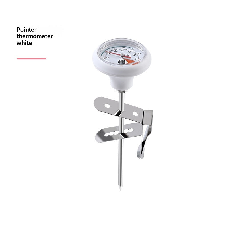 Coffee thermometer probe close-up