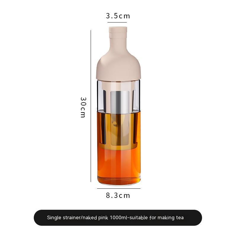 TrueShih Slow Steep Cold Brew Bottle — overnight steep in the fridge
