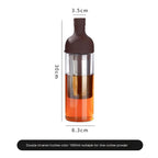TrueShih Slow Steep Cold Brew Bottle — single-wall in white colorway