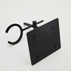 Matte-black pour-over drip stand on a counter