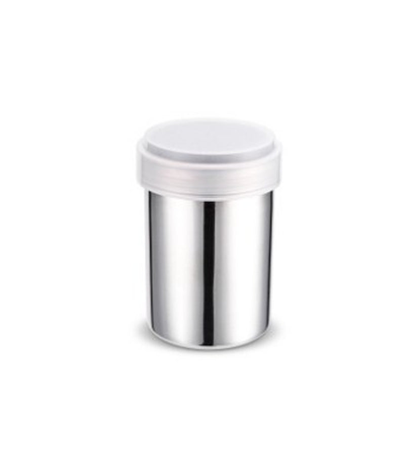 304 stainless-steel dusting shaker with fine mesh top for cocoa
