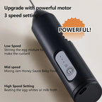 Electric Milk Frother Coffee Handheld Wireless Charging Milk Frother
