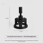 TrueShih Vertical Needle Distributor — black espresso distribution tool, fits 58mm portafilters