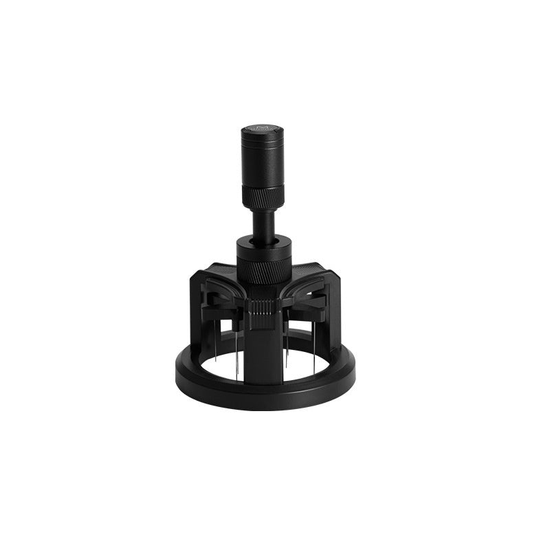 TrueShih Vertical Needle Distributor — espresso grounds distribution tool that breaks clumps before tamping