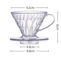 Single Origin Coffee Cone Shaped Simple Spiral Diversion Filter Cup
