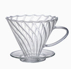Single Origin Coffee Cone Shaped Simple Spiral Diversion Filter Cup