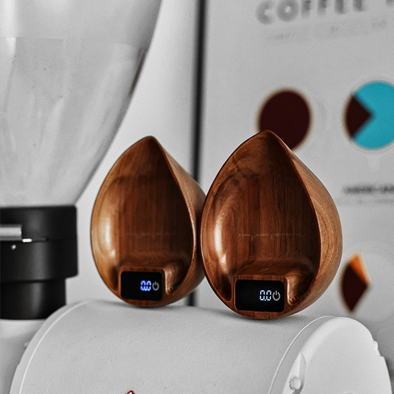 Walnut Italian Pour-Over Coffee Electronic Scale